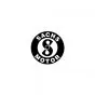 Sticker Sachs Logo Black/White 41MM