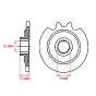 Front Sprocket Zundapp 420 16 Teeth A-Quality