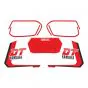 Stickerset Yamaha DT Black/Red/White