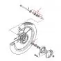 Repair set front wheel hub Yamaha DT50/80MX 