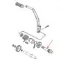 Kickstart axle Yamaha DT50MX / DT50R