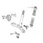Steering head Adjuster nut Honda MT50 / MT80