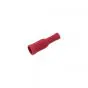 Round Plug Sleeve Insulated Red 4MM A-Quality