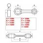 Connecting Rod Set Zundapp Barikit
