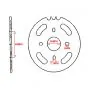 Rear Sprocket Puch M50 Racing 44 Teeth A-Quality