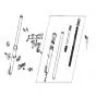 Cable guide Front fork Honda MT 