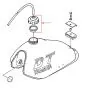Tank cap Yamaha DT50MX