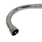 Exhaust 36/32MM Zundapp Single Bend Open Chrome