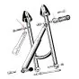 Spacer Duo Footrests Kreidler Original 12.5MM