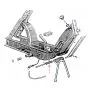 Centre stand spring Vespa Ciao 1st Series