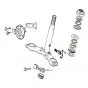 Cable guide Fork plate Honda MT 