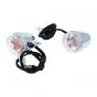 Flasher set Retro Chrome