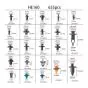 Assortment set Fixing Plugs - 635 Pieces