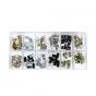 Assortment set Fixing clips - 120 Pieces