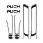 Stickerset Puch Maxi Lines Black A-Quality
