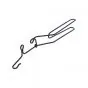 Cable guide Front fork Honda MT5 