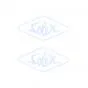 Stickerset Solex White 70X33MM