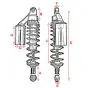 Shock absorbers Black Sport 360MM