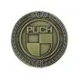 Emblem Sticker Puch Logo Metal Gold 47MM