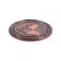 Emblem Sticker Puch Logo Metal Bronze 47MM
