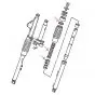 Spring set Front fork Yamaha FS1 from 1980