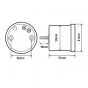 Tachometer / Thermometer 55MM Koso GP 15.000RPM