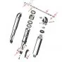 Shock absorbers Mounting set Puch MV/MS
