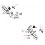 Footrests Mounting kit Honda MT