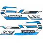 Stickerset Zundapp Famel Flash Blue/Black