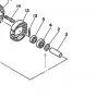 Ring for Spacer Wheel Yamaha DT50MX/RD50M