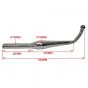 Exhaust Kreidler Bullet EVO-1 Chrome 32MM