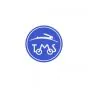 Sticker Tomos Logo Round 55MM