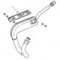 Heat shield Exhaust Yamaha DT50/80MX