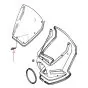 Rivet Windshield Honda MB Original