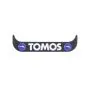 Sticker License Plate Holder Small Tomos Logo Blue