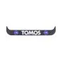 Sticker License Plate Holder Wide Tomos Logo Blue