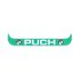 Sticker License Plate Holder Wide Puch Logo Green