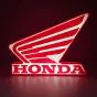 Lamp Honda Logo LED Red/White