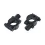 Mirror Bracket Set Black M8 Right Universal 