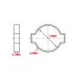Two-Ear Clamp Steel Galvanized 11-13MM