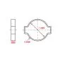 Two-Ear Clamp Steel Galvanized 5-7MM