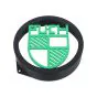 Flywheel lid with Puch Logo Green Low