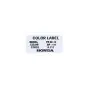 Sticker Color code Honda MB50