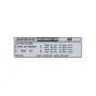 Sticker Information Honda MB50 Chrome
