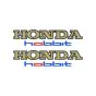 Stickerset Honda Hobbit