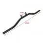 Footrest bar Zundapp Black Bare