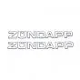 Stickerset Zundapp Tank 2 pieces