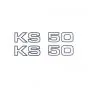 Stickerset Zundapp KS50 - 2-pieces
