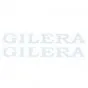 Gilera Word Stickerset White 320X40MM