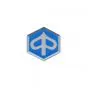 3D Sticker Piaggio Emblem Hex 32X38MM
